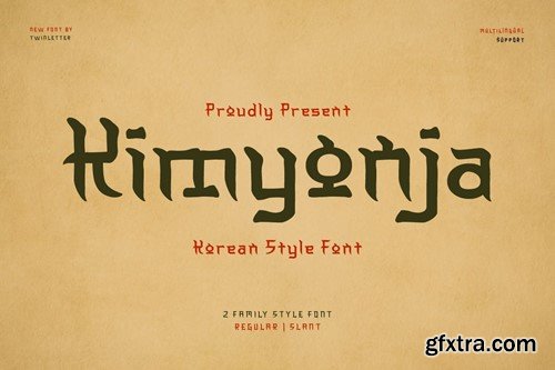 Kimyonja - Korean Style Font LC6DW3Q