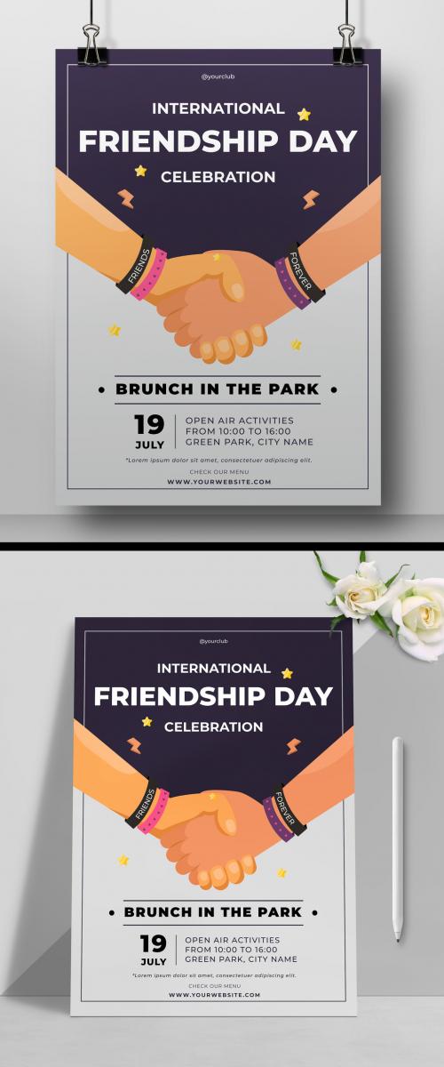 Friendship Day Event Flyer Layout