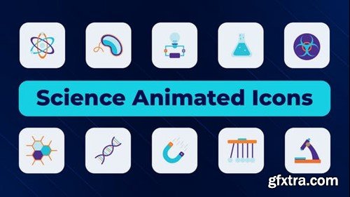 Videohive Science Animated Icons 51859217