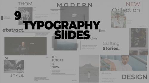 Videohive - Typography Slides | MOGRT - 51758299