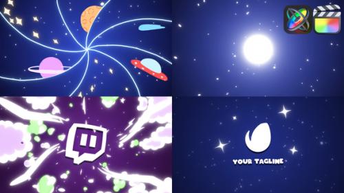 Videohive - Space Quick Logo Opener for FCPX - 51767504