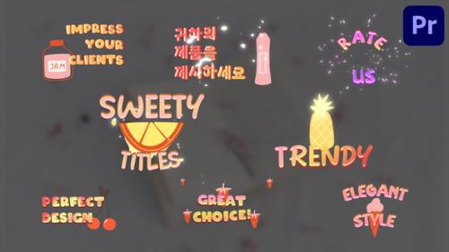 Videohive - Sweety Titles for Premiere Pro - 51767739