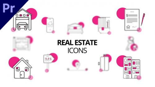 Videohive - Real Estate Icons - 51781250