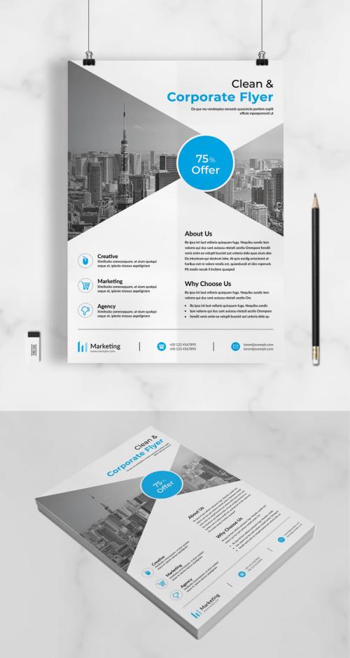 Clean & Corporate Flyer