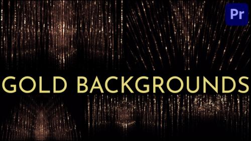 Videohive - Gold Backgrounds for Premiere Pro - 51706155