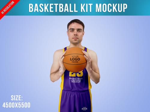 Basketball Kit Uniform Mockup
