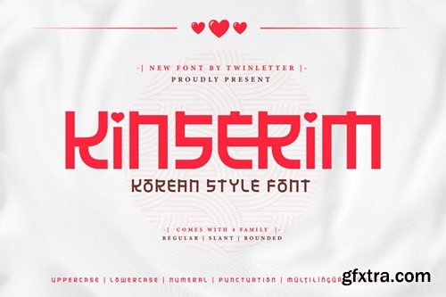 Kinserim - Korean Style Font YNVK5H4