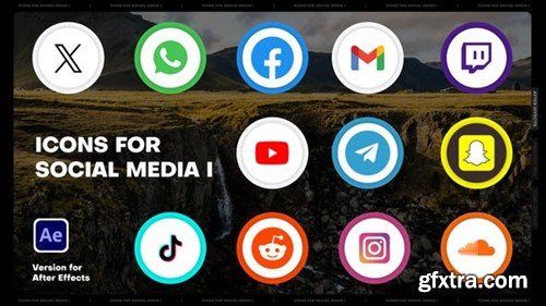 Videohive Icons for Social Media I 51915880