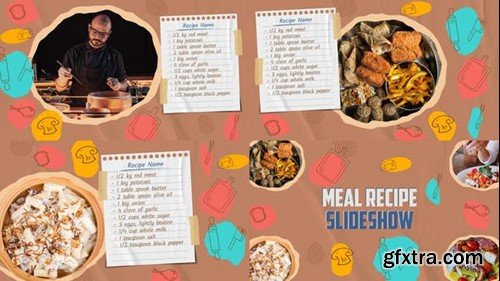 Videohive Meal Recipe Slideshow 51907370