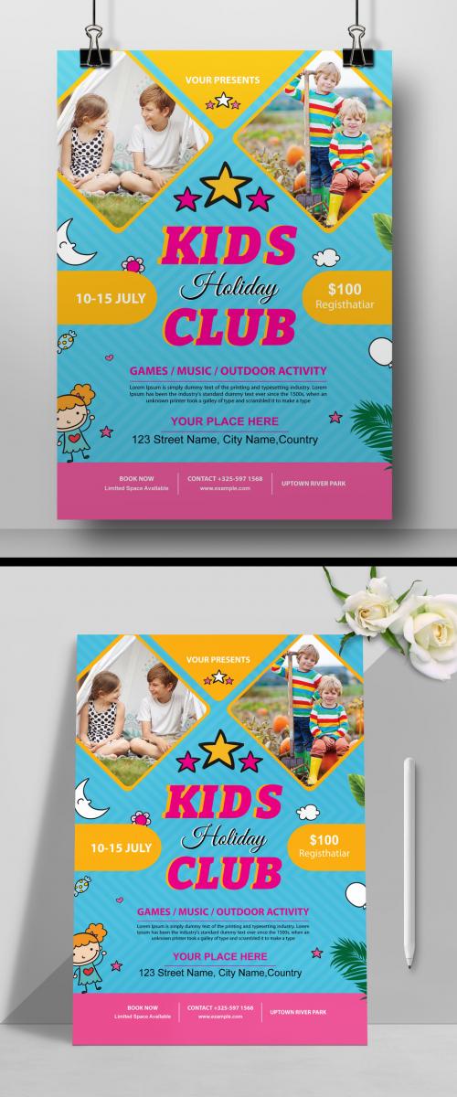 Kids Holiday Club Flyer