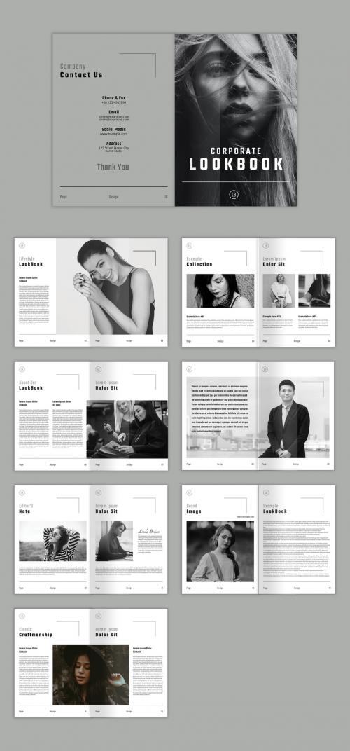 Corporate Look Book Layout