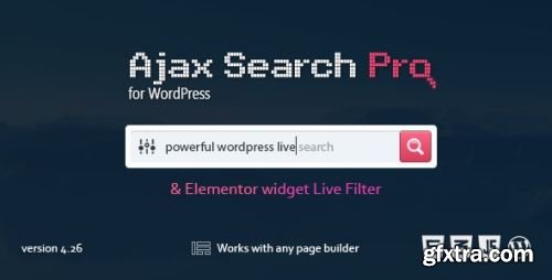 CodeCanyon - Ajax Search Pro - Live WordPress Search & Filter Plugin v4.26.9 - 3357410 - Nulled