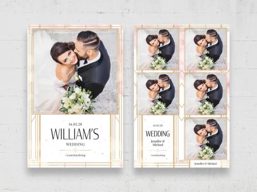Art Deco Photo Booth Layout