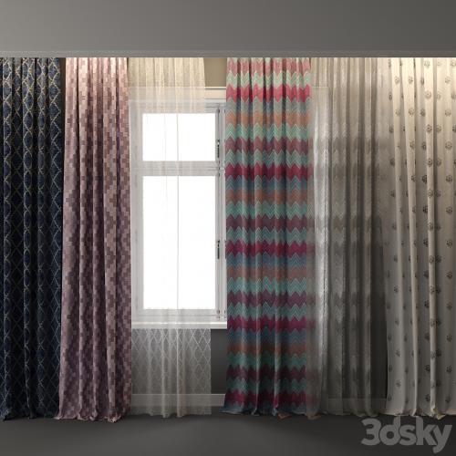 Curtains For interiors with a window - 2