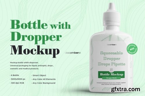 Dropper Bottles Mockup Collections 14xPSD