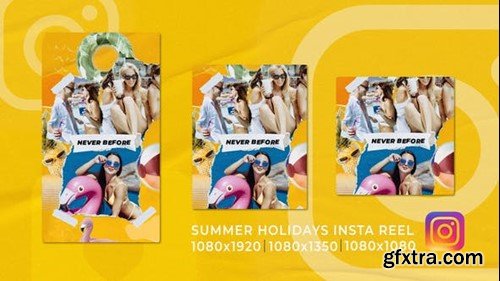 Videohive Summer Holidays Travel Funky Vertical Instagram Opener 51934219