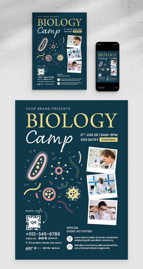 Science Biology Flyer Poster