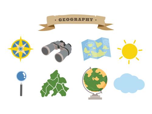 Geography School Education Clipart Illustrations