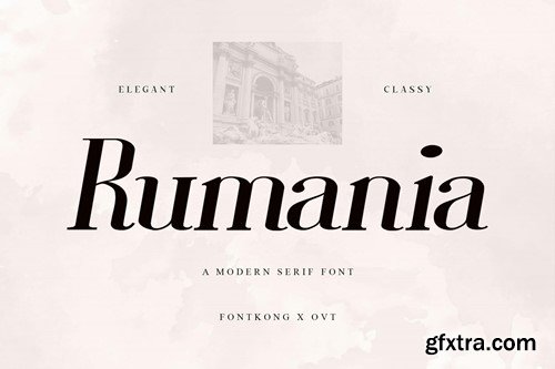 Rumania - Modern Serif Font L45D7QY