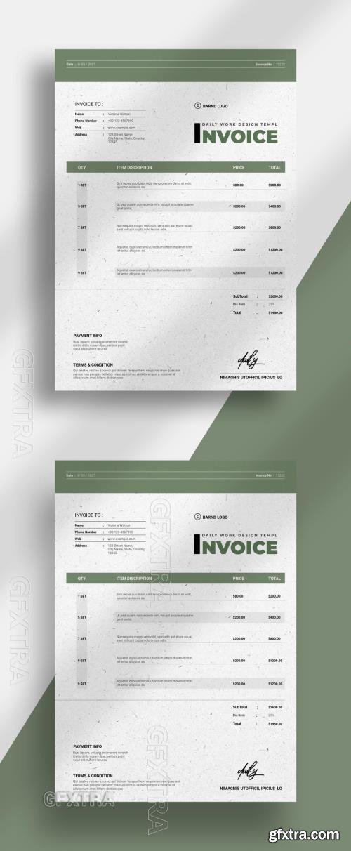 Invoice Flyer Template 723774558
