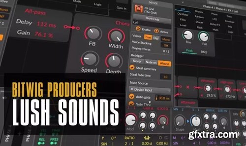Polarity Music Lush Sounds from Scratch Bitwig Project