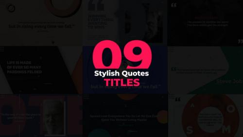Videohive - Stylish Quotes - 51829096