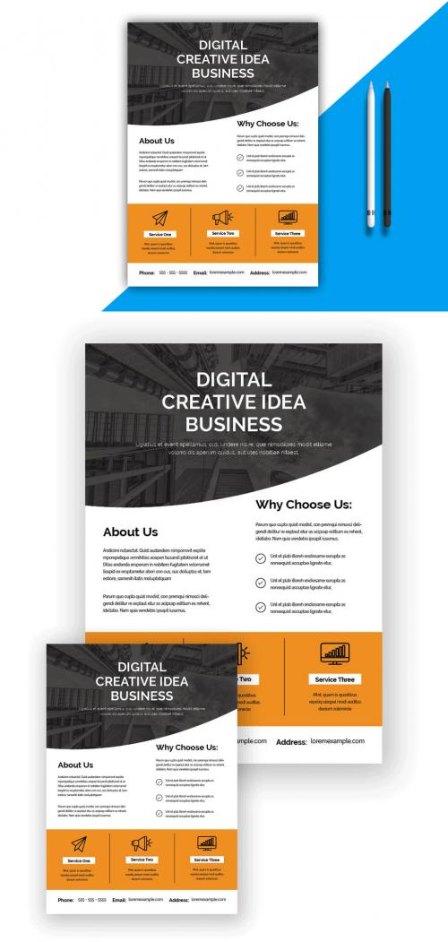 Creative Business Flayer Layout