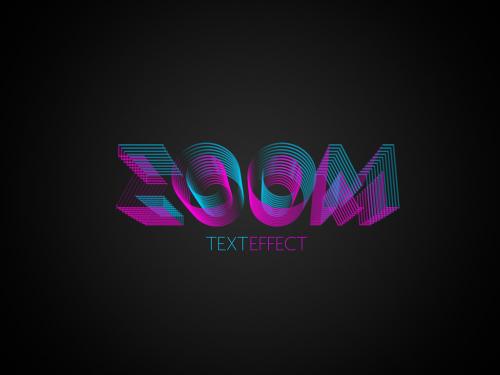 Zoom Text Effect