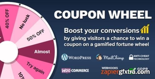 CodeCanyon - Coupon Wheel For WooCommerce and WordPress v3.6.0 - 20949540 - Nulled