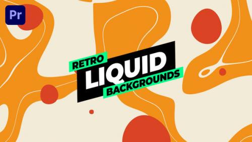 Videohive - Retro Liquid Backgrounds - 51886546