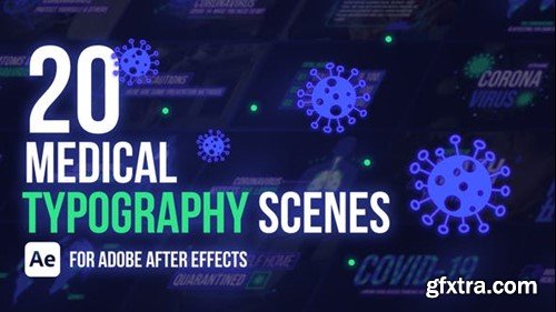 Videohive Medical Typography Scenes Ae 52000901