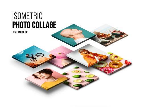 Isometric Photo Collage