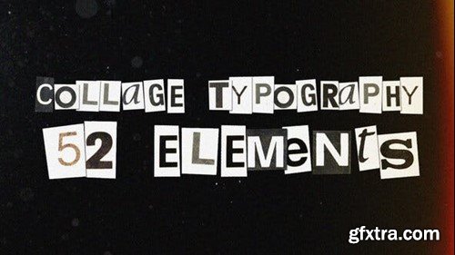 Videohive Collage Typography 51744396