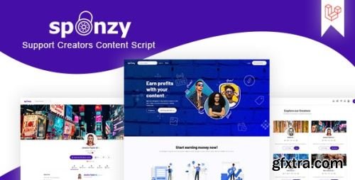 CodeCanyon - Sponzy - Support Creators Content Script v5.4 - 28416726 - Nulled