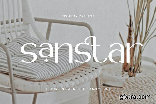 Sanstar - Modern Sans Serif Font Family N3SJGM4