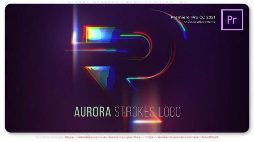 Videohive - Aurora Strokes Logotype Animation - 51922260
