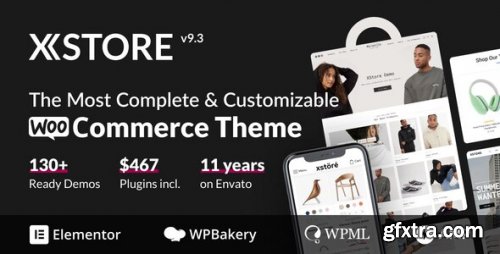 Themeforest - XStore | Multipurpose WooCommerce Theme 15780546 v9.3.3 - Nulled