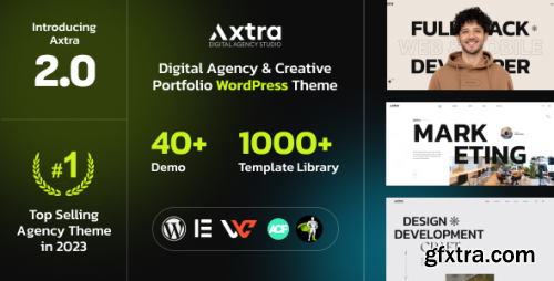Themeforest - Axtra | Digital Agency Creative Portfolio Theme 43074408 v2.0 - Nulled
