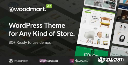 Themeforest - WoodMart - Multipurpose WooCommerce Theme 20264492 v7.5.0 - Nulled