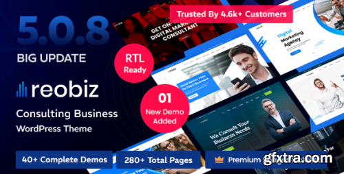 Themeforest - Reobiz - Consulting Business WordPress Theme 26702860 v5.0.8 - Nulled