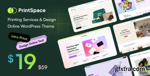 Themeforest - PrintSpace - Printing Services & Design Online WooCommerce WordPress theme 49176208 v1.1.4 - Nulled