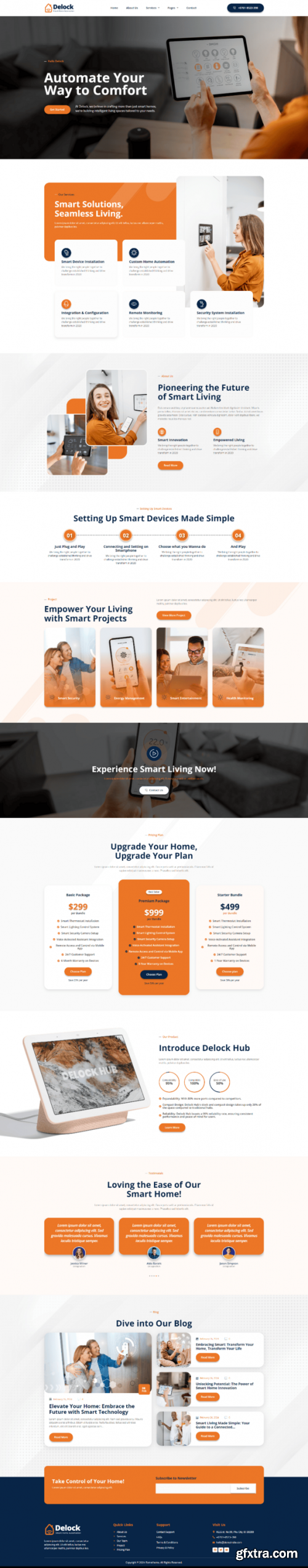 Themeforest - Delock - Smart Home Automation Elementor Template Kit 51075000 v1.0.0 - Nulled
