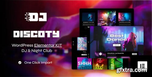 Themeforest - Discoty - DJ & Night Club Elementor Pro Template Kit 51098999 v1.0.0 - Nulled