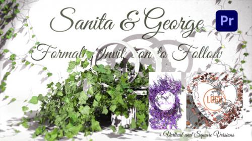 Videohive - Botanical Leaves Wedding Invitation - 51937040
