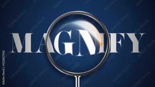 Magnifying Glass Logo Reveal