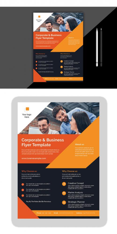 Corporate Business Flyer Layout