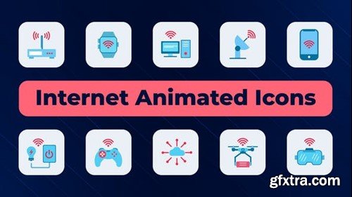 Videohive Internet Animated Icons 52005461