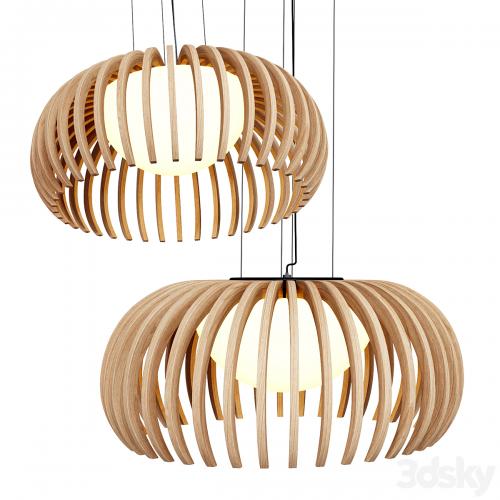 Makris Bollicina Wood Lamps