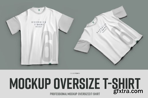 Oversize T-shirt Mockup Collections 9xPSD