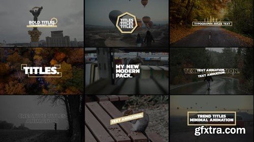 Videohive Bold Text Titles 51857845
